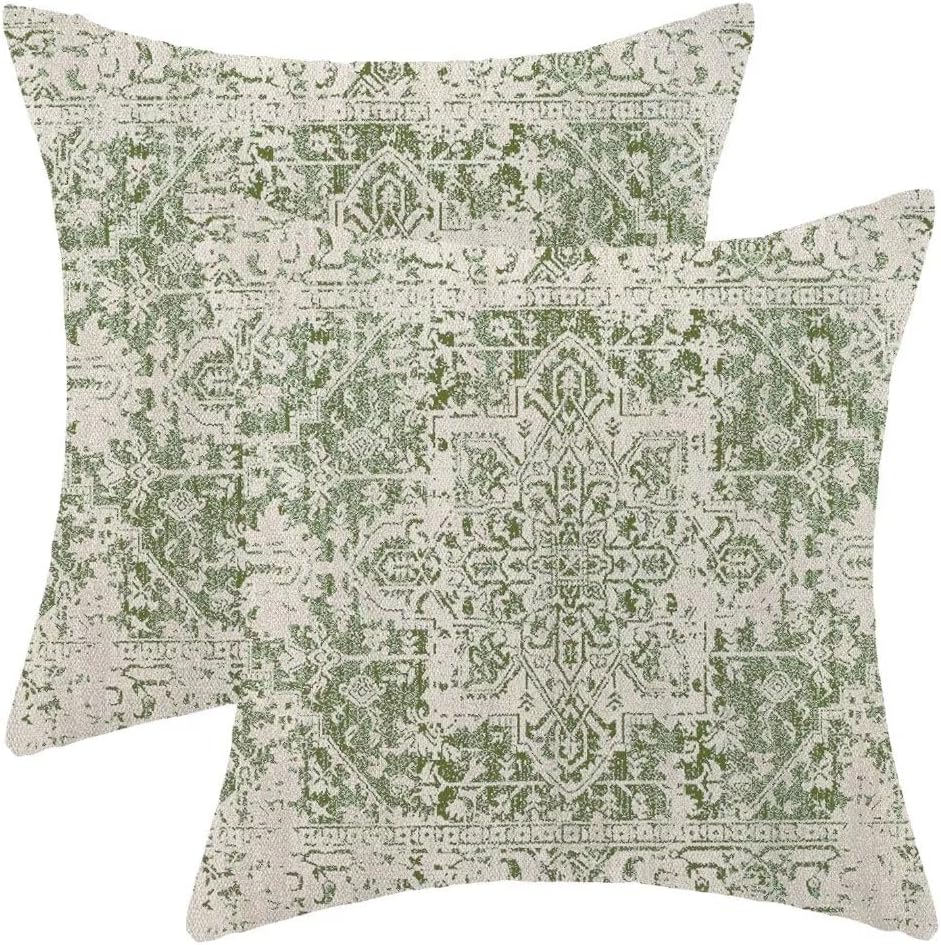Boho Throw Pillow Covers Set of 2