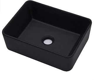 Kichae matte black vessel sink small bathroom renovation cost
