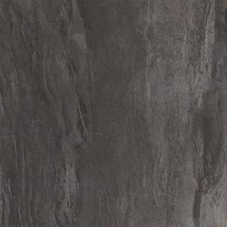 FloorPops Raven Peel and Stick Floor Tiles, Black Stone Look Removable Vinyl Flooring, Self Adhesive Floor Tiles for Kitchen Bathroom Entryway