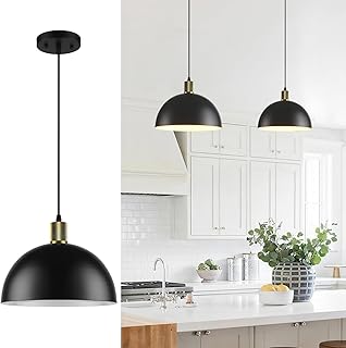 Black Pendant Lights Kitchen Island, 11.8