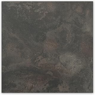 WOWSTAR 30-Pack Peel and Stick Floor Tiles, 12 x 12in Vinyl Flooring Tiles, Self-Adhesive Waterproof Flooring Planks for Kitchen, Dining Room, Bedrooms, 30 Sq. Ft - Brown Fine Sand Texture