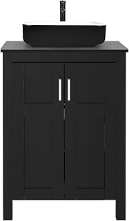 YOURLITE 24-inch Black Vanity