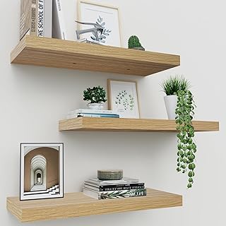 Upassion Floating Shelves for Wall Set of 3, 16
