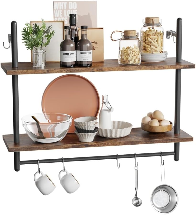 Open shelves