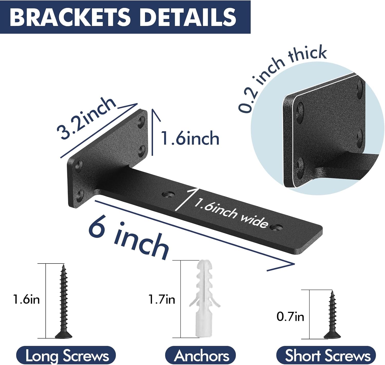 Shelf support brackets