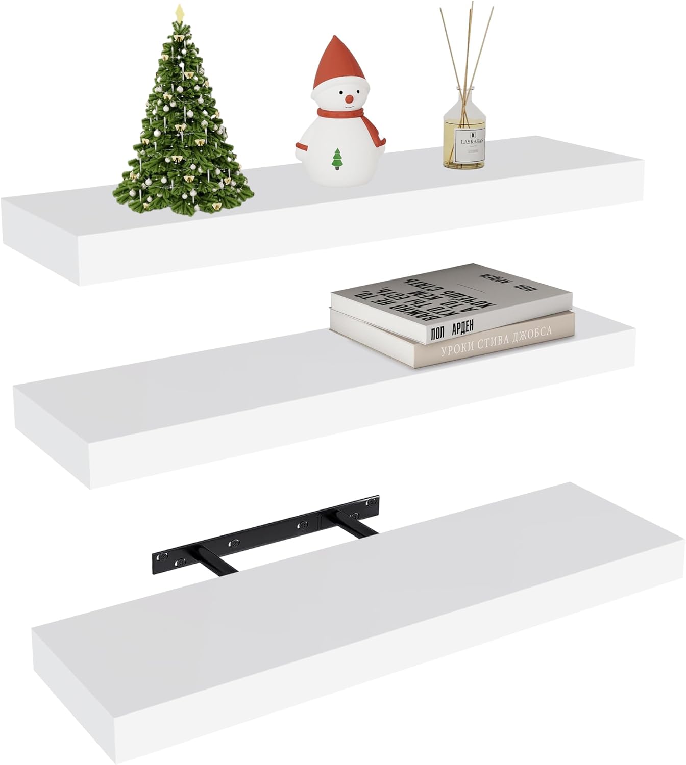 Vervida White Floating Shelves 24